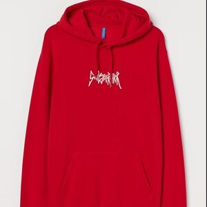 H&M Soul Searcher RARE Red Hoodie (Excellent Condition)